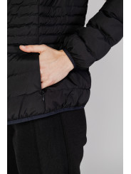 Schwarze gepolsterte Ea7 Blazerjacke