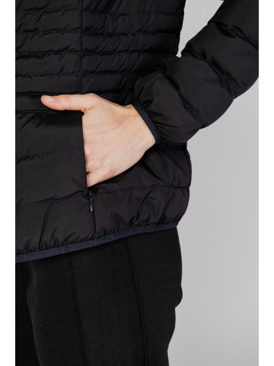 Schwarze gepolsterte Ea7 Blazerjacke