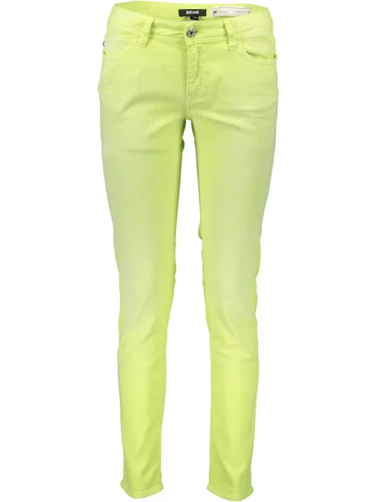 Just Cavalli Damen 5-TASCHEN-HOSE Gelb | online kaufen