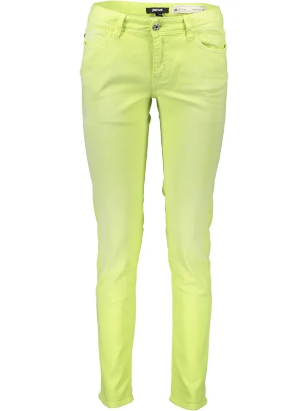 Just Cavalli Damen 5-TASCHEN-HOSE Gelb | online kaufen