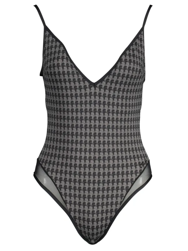 Karl Lagerfeld Beachwear Damen BADEANZUG Schwarz