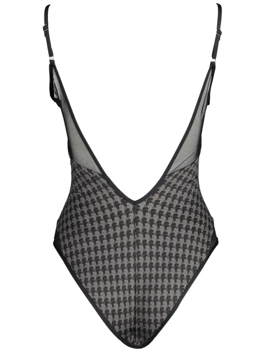 Karl Lagerfeld Beachwear Damen BADEANZUG Schwarz