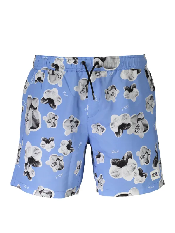 Karl Lagerfeld Beachwear Herren TASCHE Hellblau