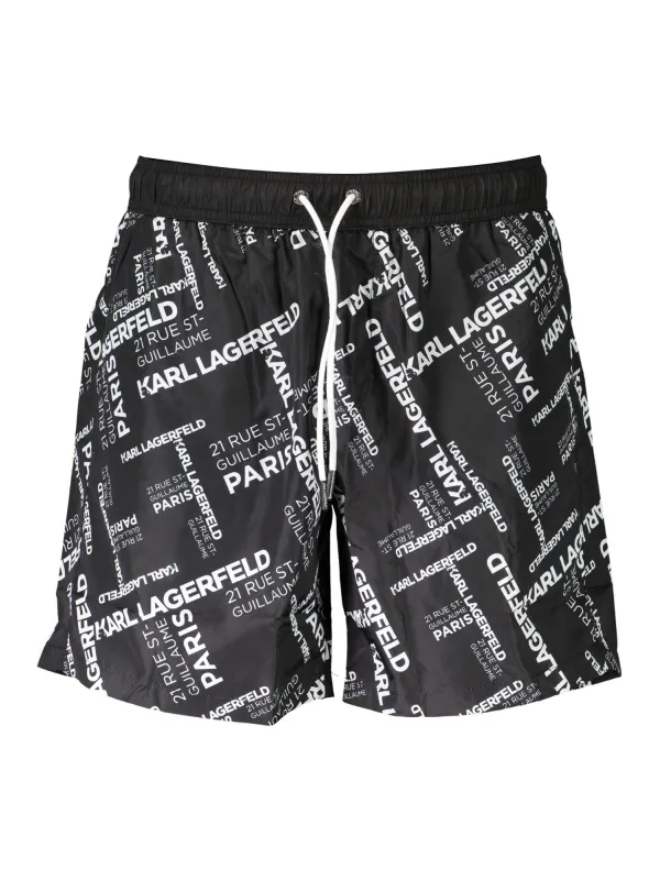 Karl Lagerfeld Beachwear Herren TASCHE Schwarz