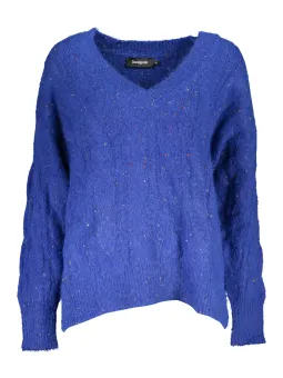 Desigual Damen Pullover Blau XL leihen | Flex-Fashion Verleih