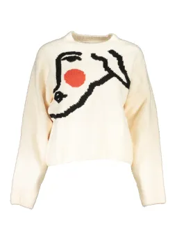 Desigual Damen Pullover Weiß mieten - Flex-Fashion Verleih