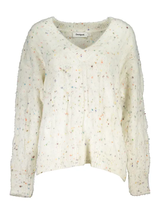 Desigual Damen PULLOVER Weiß | online kaufen