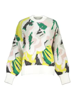 Desigual Damen Pullover Weiß leihen – Flex-Fashion Verleih