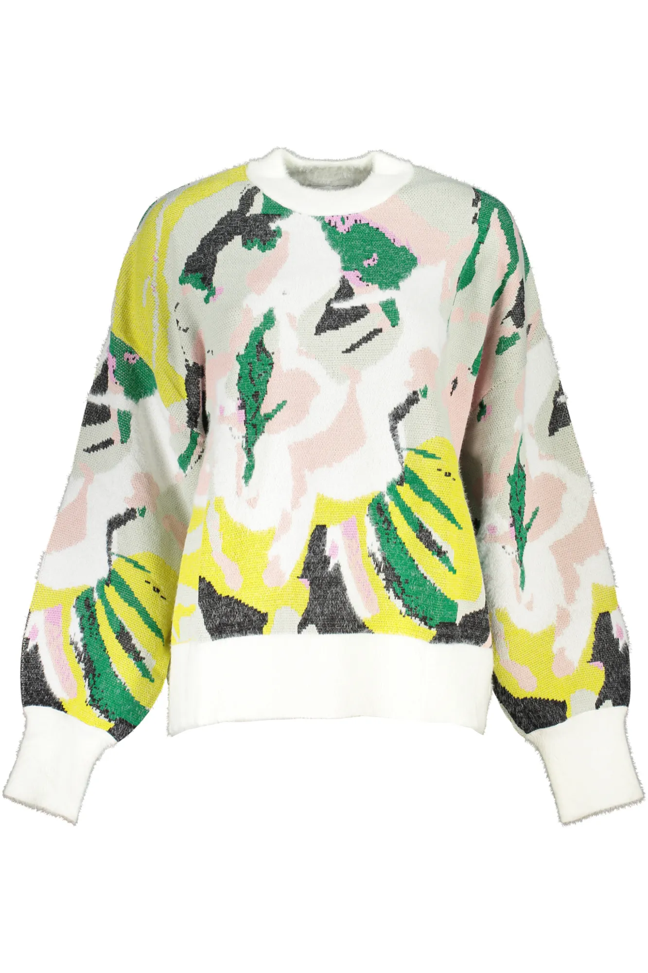 Damen PULLOVER Weiß 23WWJF42_BI9019