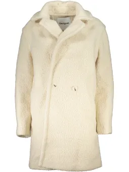 Desigual Damen-Mantel Weiß mieten - Flex-Fashion Verleih