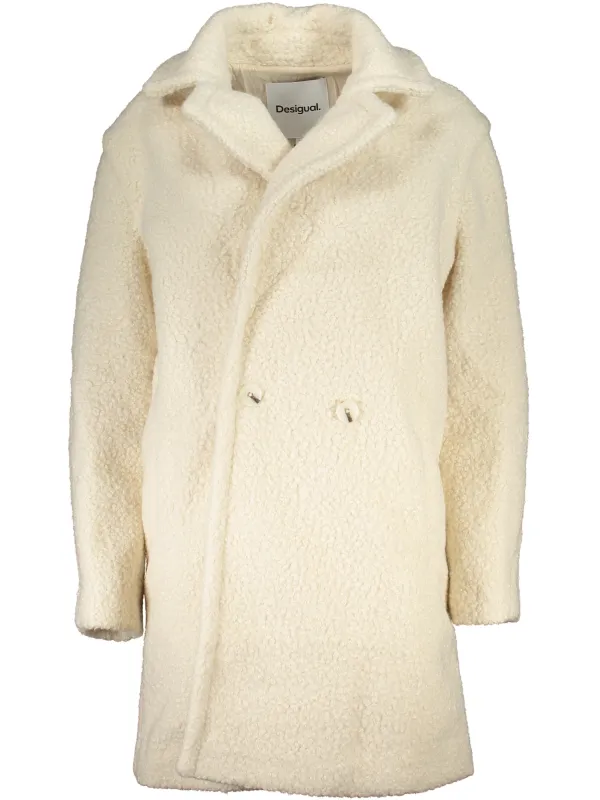 Desigual Damen MANTEL Weiß | online kaufen