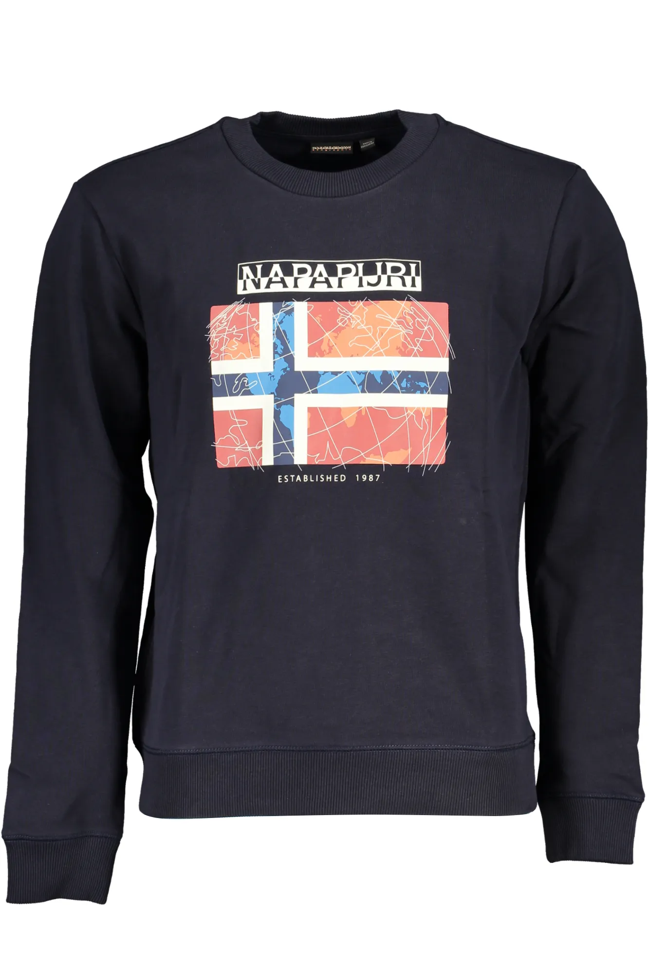 Herren LANGARM-SWEATSHIRT Blau NP0A4HEBBGUIROC1_BL176