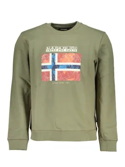 Grünes Napapijri Herren Sweatshirt mieten – Flex-Fashion Verleih