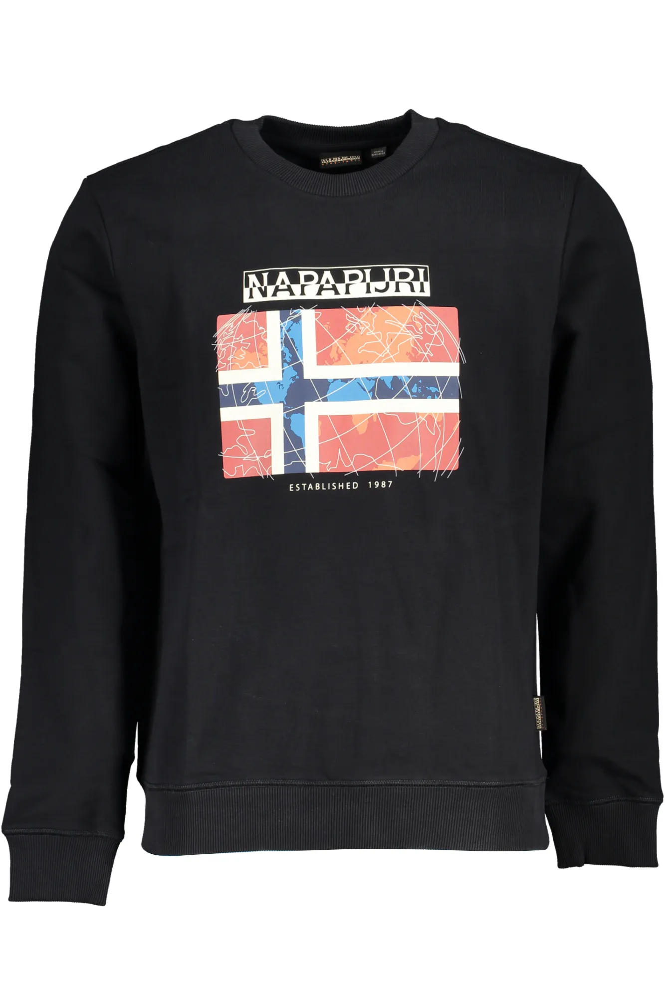 Herren LANGARM-SWEATSHIRT Schwarz NP0A4HEBBGUIROC1_NE041