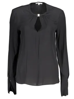 Patrizia Pepe Damen Bluse Schwarz mieten - Flex-Fashion Verleih