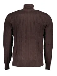 U.S. GRAND POLO Herren ROLLKNOPF-PULLOVER Braun