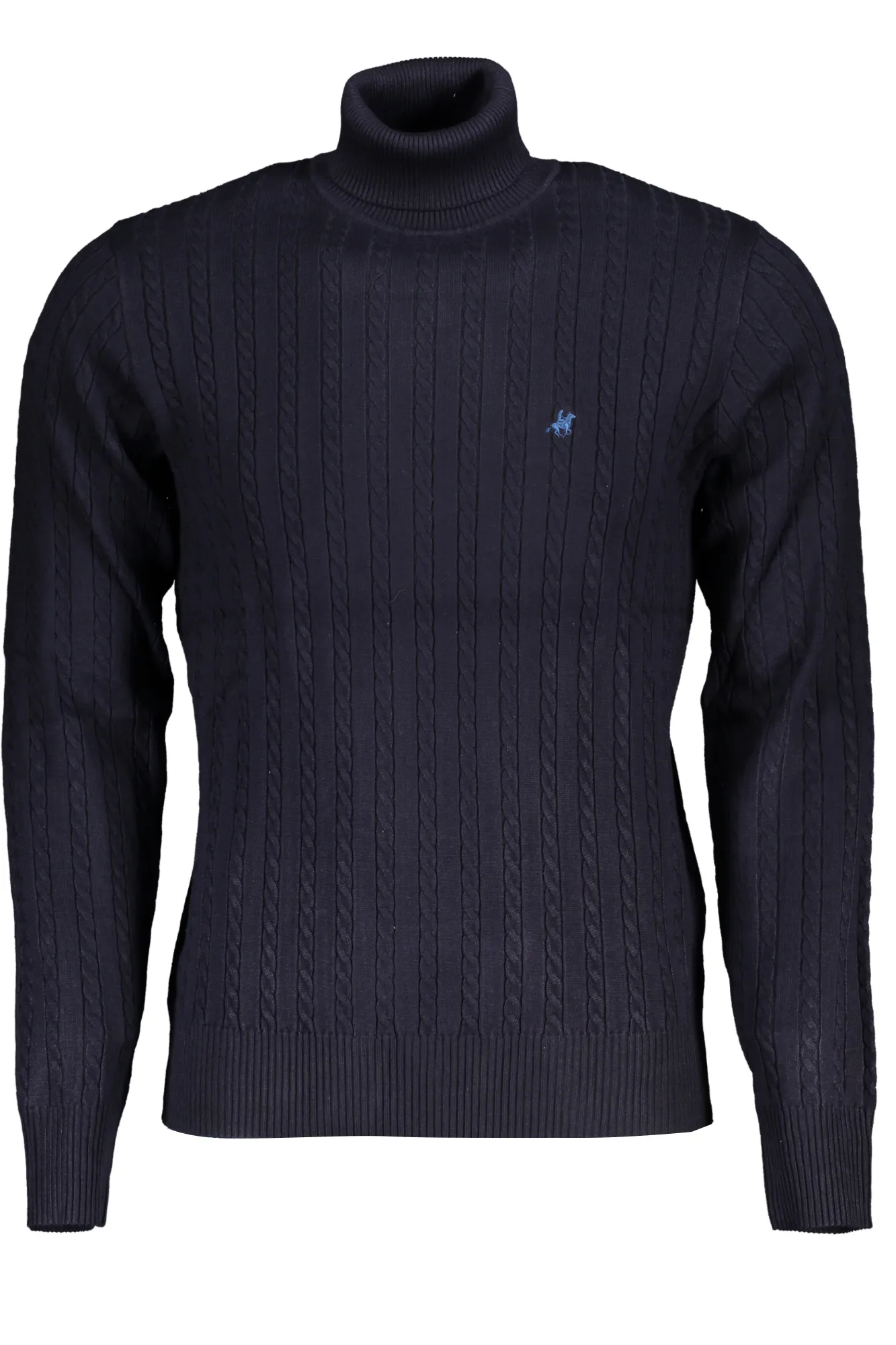 Herren ROLLKNOPF-PULLOVER Blau USTR922_BLBLU