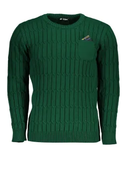 Grüner Herrenpullover 2XL/XL mieten – U.S. GRAND POLO Verleih