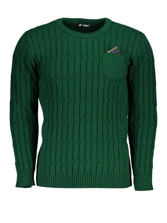 U.S. GRAND POLO Herren PULLOVER Grün | online kaufen
