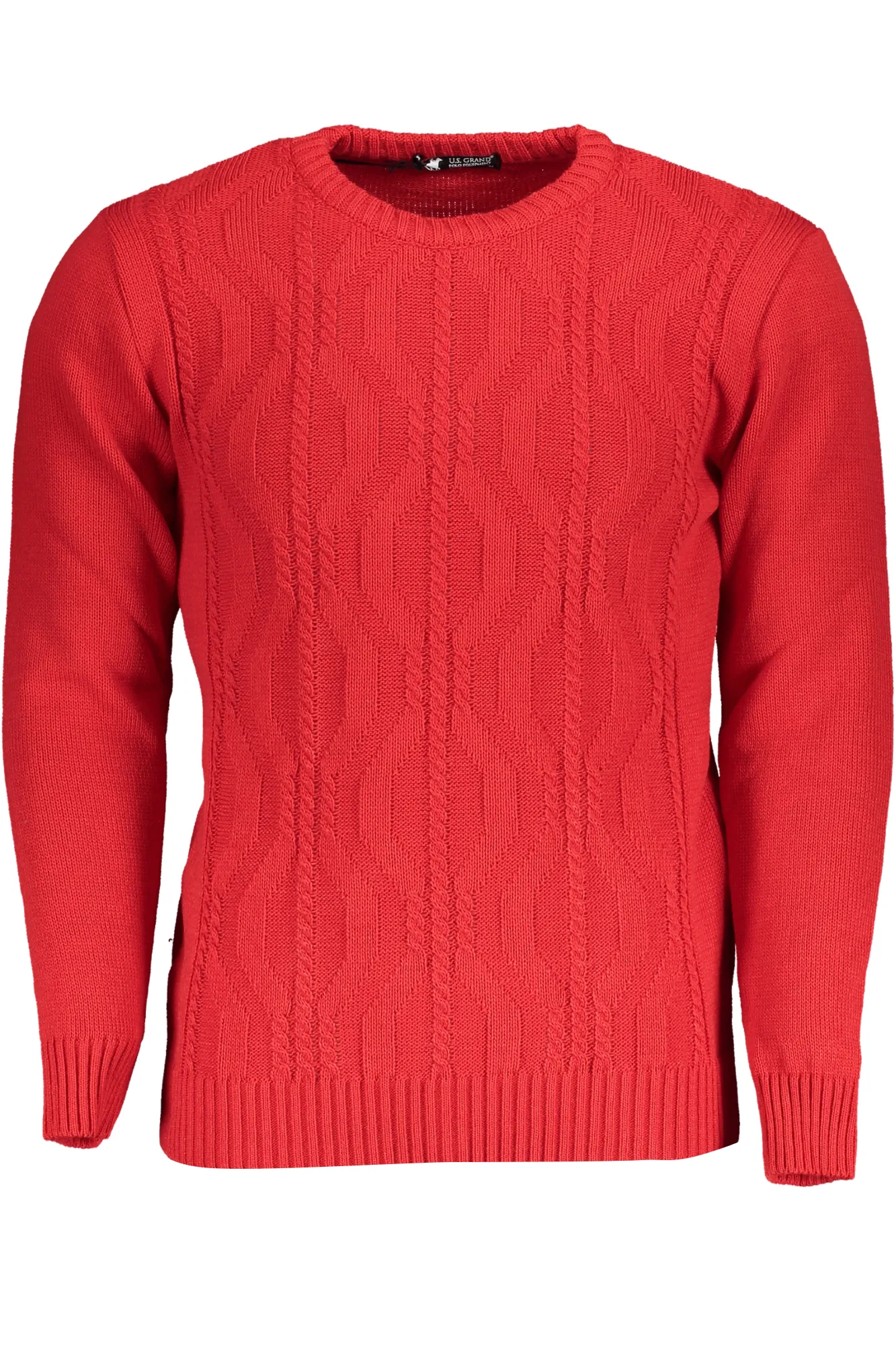 Herren Pullover Rot USTR957_ROROSSO