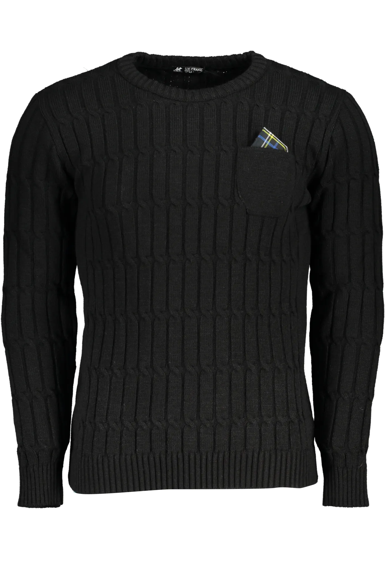 Herren PULLOVER Schwarz USTR954_NENERO