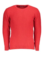 U.S. GRAND POLO Herren RUNDHALS-PULLOVER Rot | online kaufen