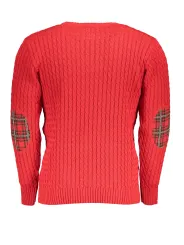 U.S. GRAND POLO Herren RUNDHALS-PULLOVER Rot | online kaufen