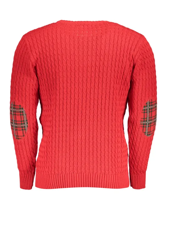 U.S. GRAND POLO Herren RUNDHALS-PULLOVER Rot | online kaufen