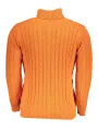 U.S. GRAND POLO Herren ROLLKNOPFPULLOVER Orange