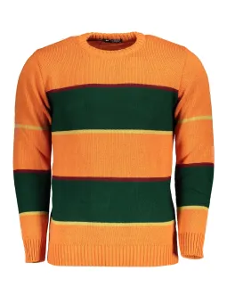 Mieten Sie U.S. GRAND POLO Herren-Pullover in Orange - Flex-Fashion