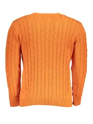 U.S. GRAND POLO Herren RUNDHALS-PULLOVER Orange