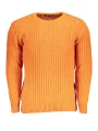 U.S. GRAND POLO Herren RUNDHALS-PULLOVER Orange