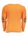 U.S. GRAND POLO Herren RUNDHALS-PULLOVER Orange