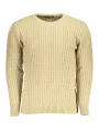U.S. GRAND POLO Herren RUNDHALS-PULLOVER Beige