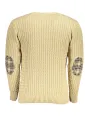 U.S. GRAND POLO Herren RUNDHALS-PULLOVER Beige