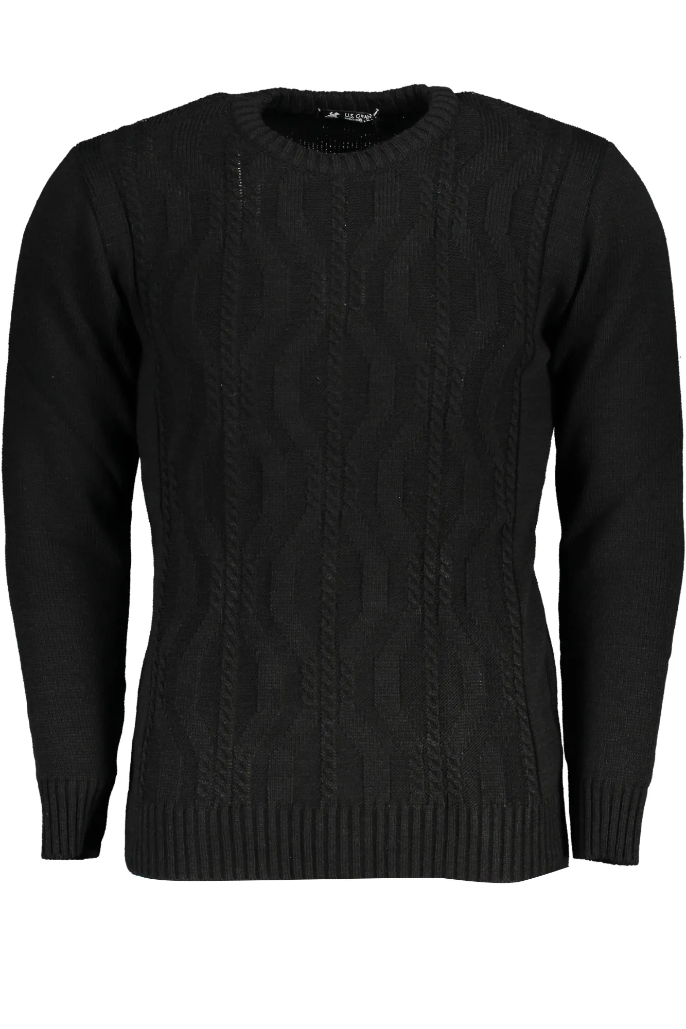 Herren Pullover Schwarz USTR957_NENERO
