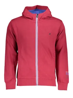 U.S. GRAND POLO Herren Hoodie Rot | online kaufen