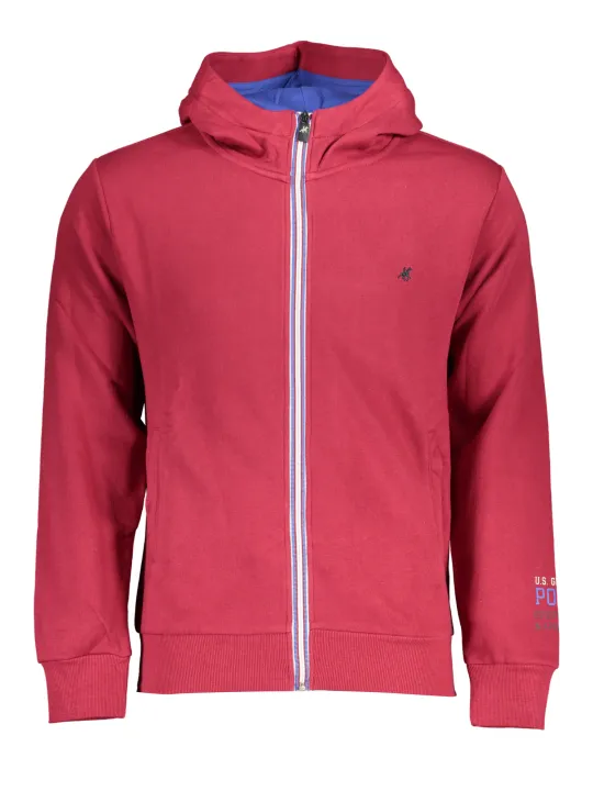 U.S. GRAND POLO Herren Hoodie Rot | online kaufen