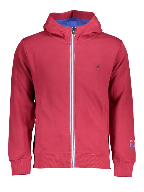 U.S. GRAND POLO Herren Hoodie Rot | online kaufen