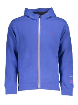 Mieten Sie den blauen Herren Hoodie von U.S. GRAND POLO