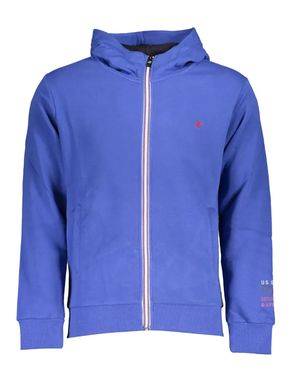 U.S. GRAND POLO Herren Hoodie Blau | online kaufen