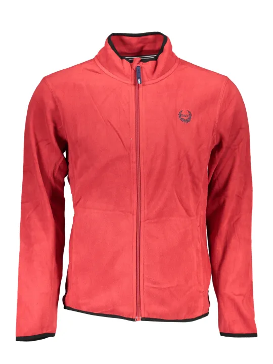 GIAN MARCO VENTURI Herren FLEECE-SWEATSHIRT Rot