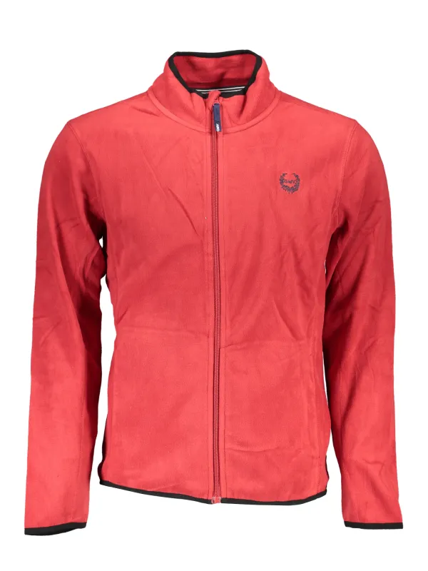 GIAN MARCO VENTURI Herren FLEECE-SWEATSHIRT Rot