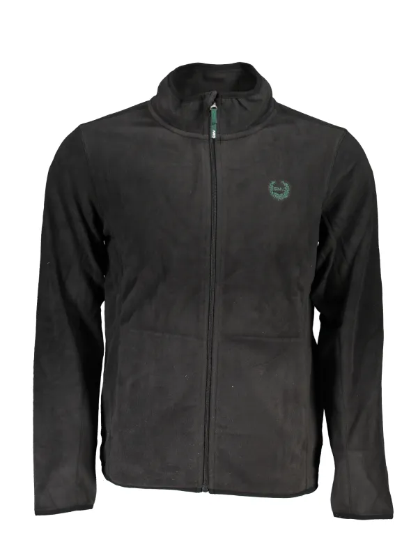 GIAN MARCO VENTURI Herren FLEECE-SWEATSHIRT Schwarz