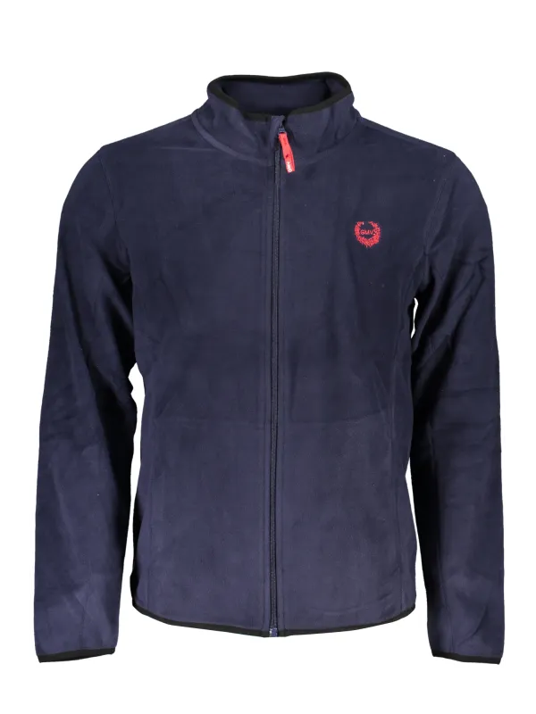 GIAN MARCO VENTURI Herren FLEECE-SWEATSHIRT Blau