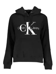 Calvin Klein Damen LANGARM-SWEATSHIRT Schwarz
