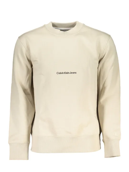 Calvin Klein Herren LANGARM-SWEATSHIRT Beige | online kaufen