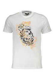 Cavalli Class Herren T-Shirt Weiß | online kaufen