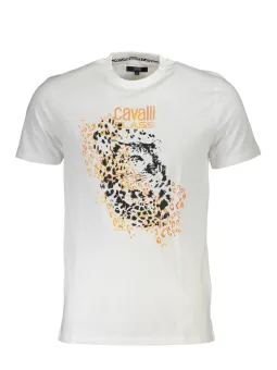 Cavalli Class Herren T-Shirt Weiß mieten | Flex-Fashion Verleih