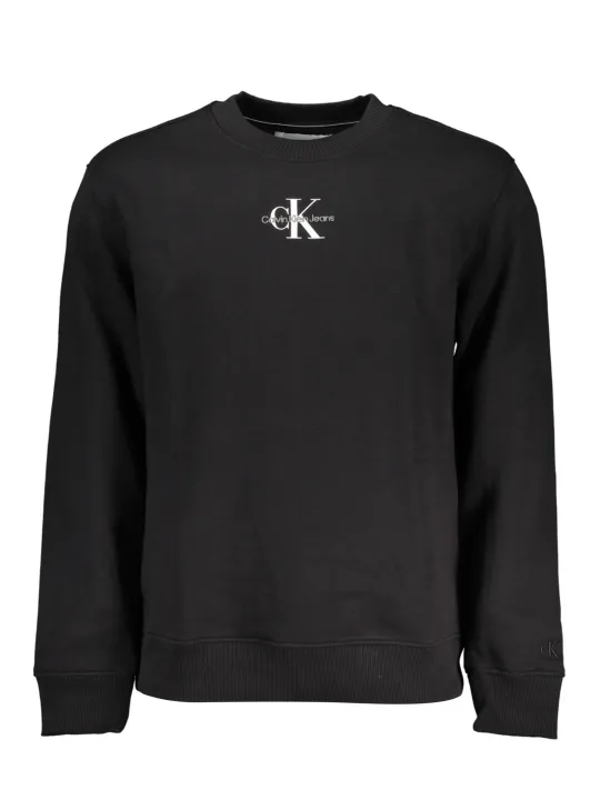 Calvin Klein Herren LANGARM-SWEATSHIRT Schwarz